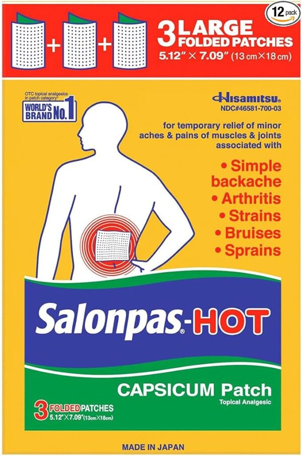 Salonpas Red (0.0025 Capscaicin)