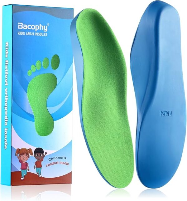Bacophy Kids Orthotic Arch Support Shoe Insoles